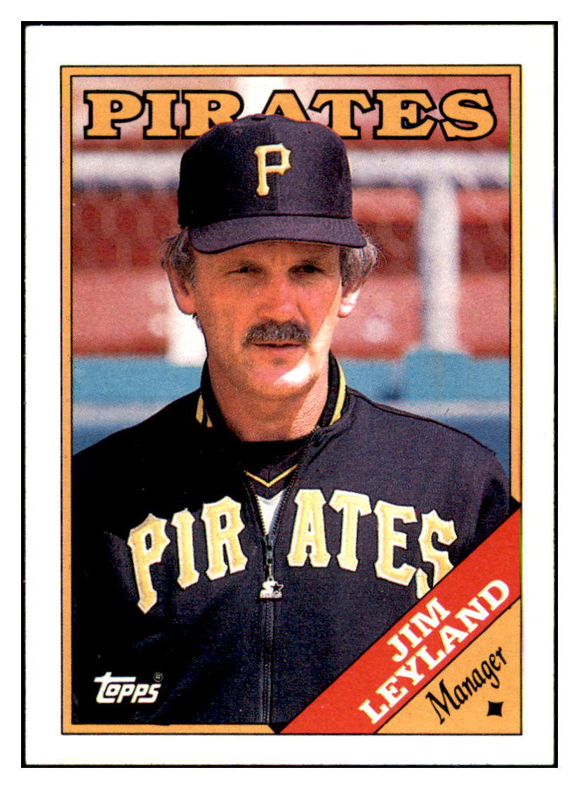 1988 Topps Jim Leyland   MGR, CL Pittsburgh Pirates Baseball Card
  GMMGD simple Xclusive Collectibles   