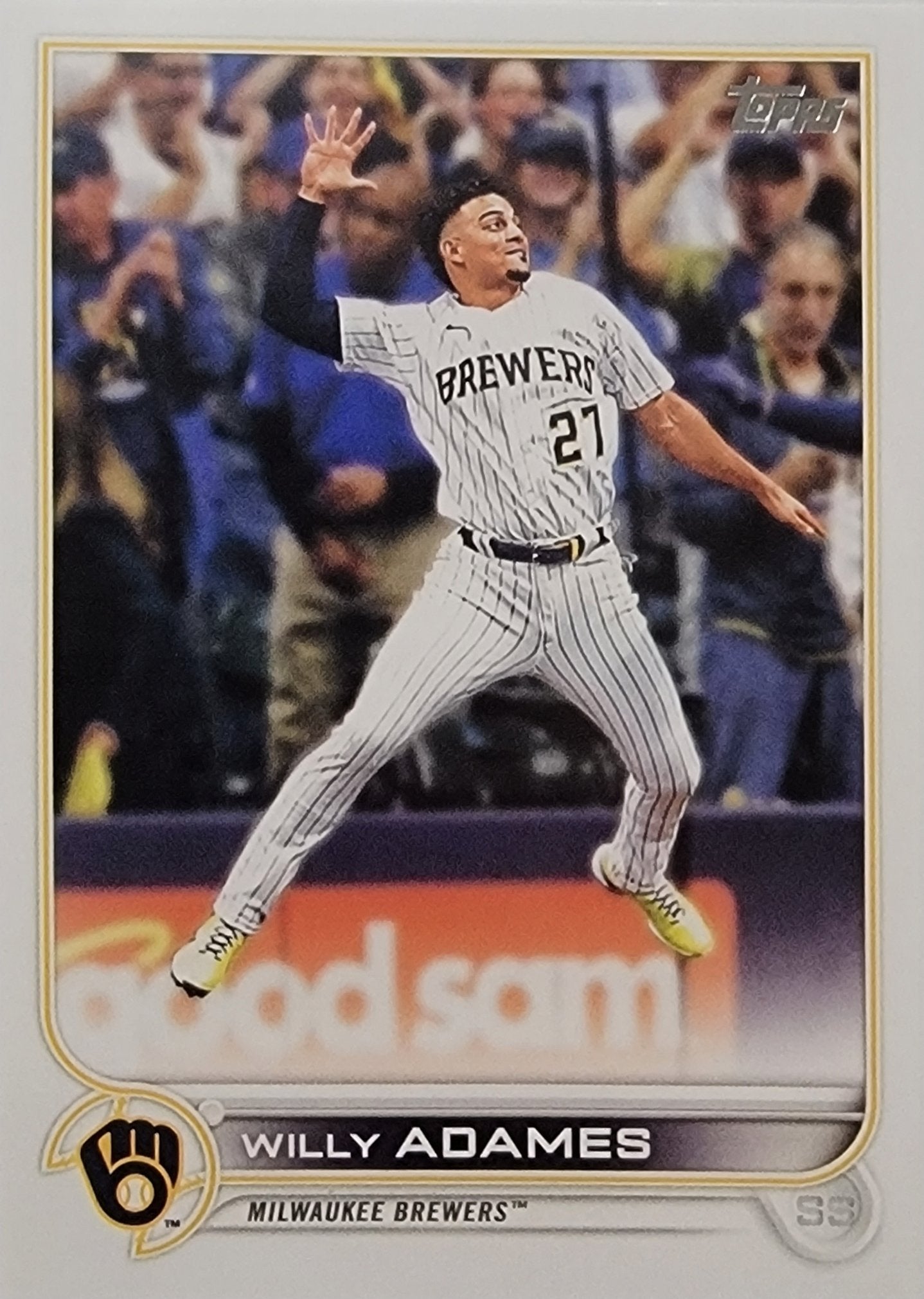 2022 Topps Series 2 Willy Adames Baseball Card AVM1 simple Xclusive Collectibles   