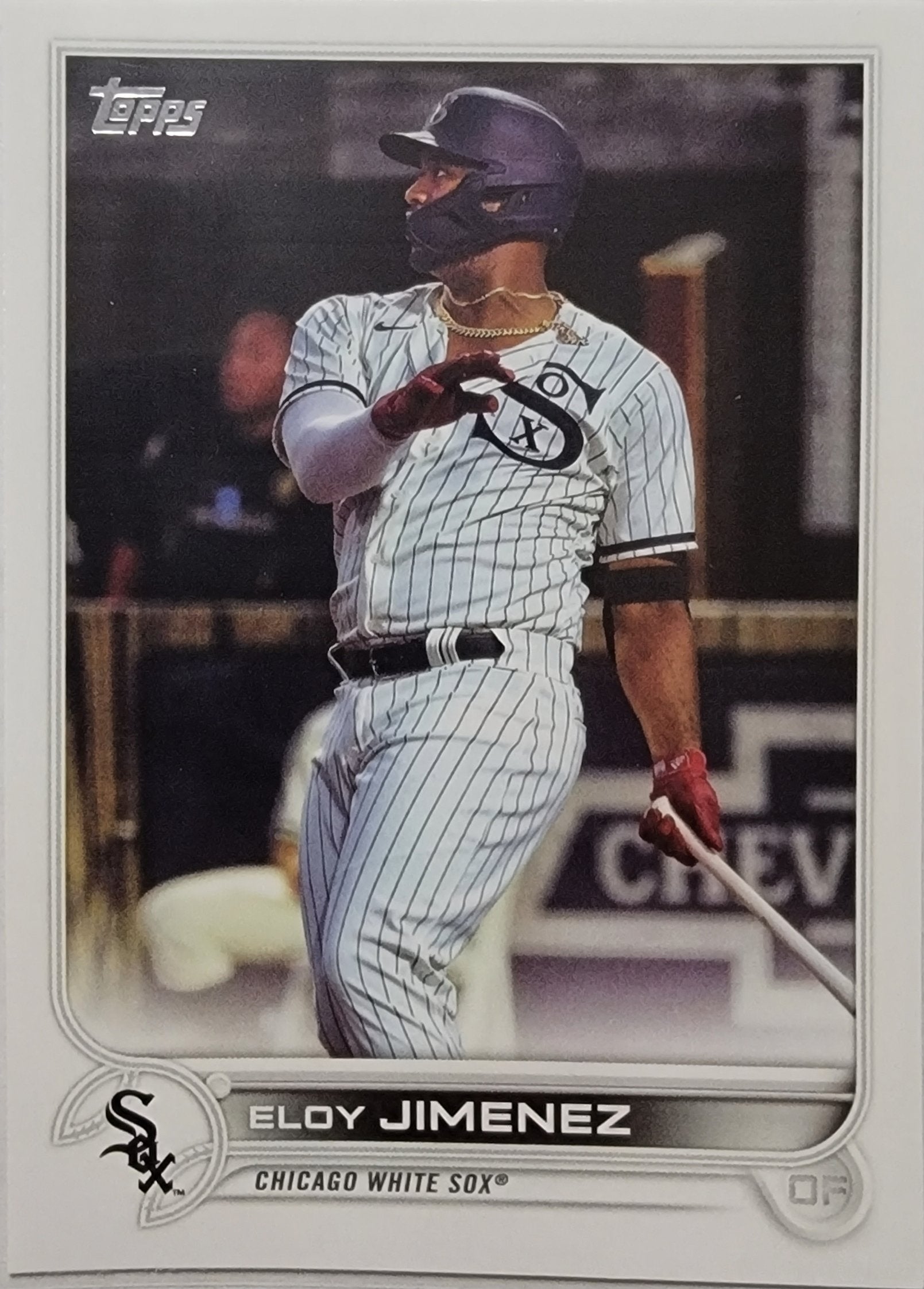 2022 Topps Series 2 Eloy Jimenez Baseball Card AVM1 simple Xclusive Collectibles   