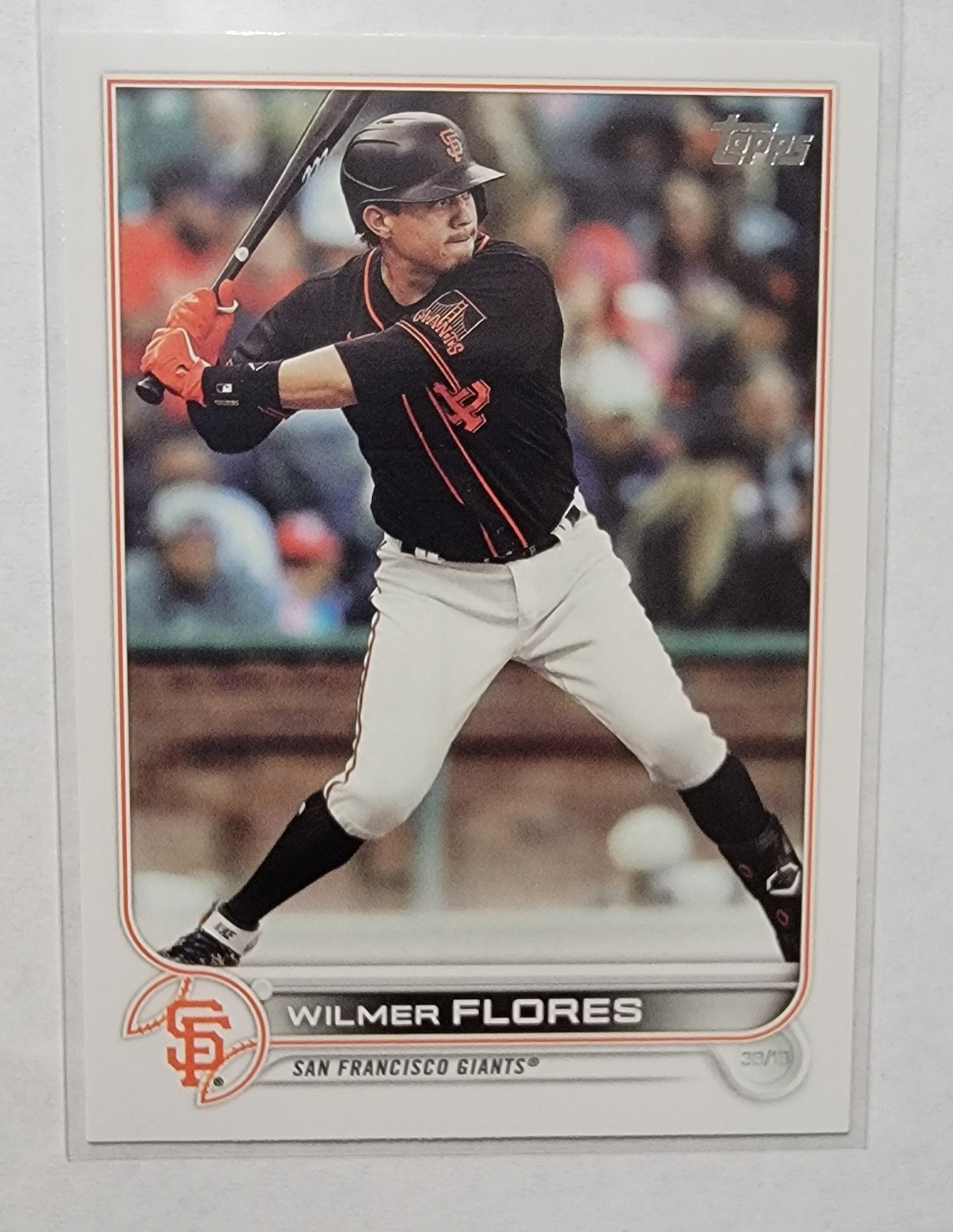 2022 Topps Series 2 Wilmer Flores Baseball Card AVM1 simple Xclusive Collectibles   