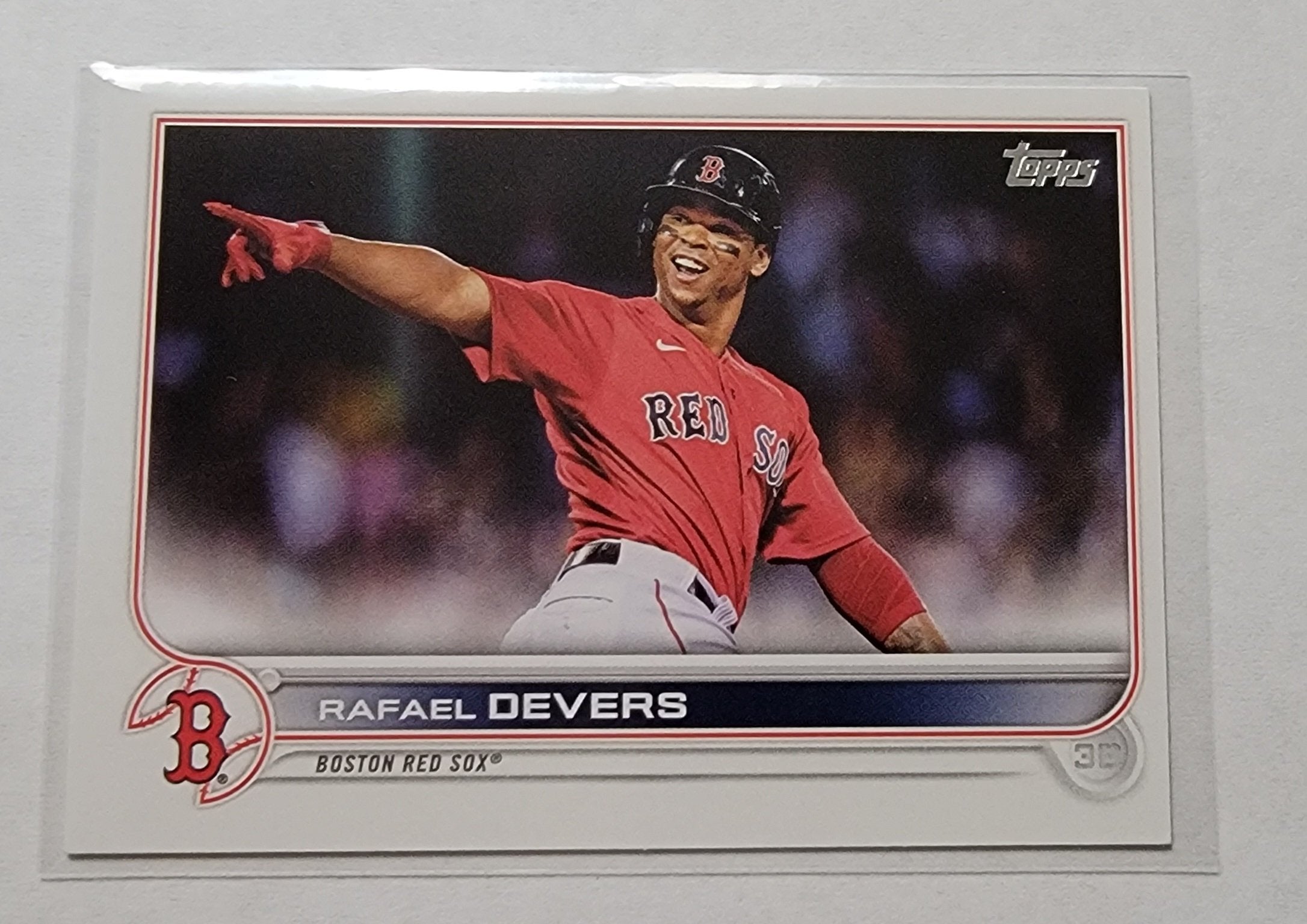 2022 Topps Series 2 Rafael Devers Baseball Card AVM1 simple Xclusive Collectibles   