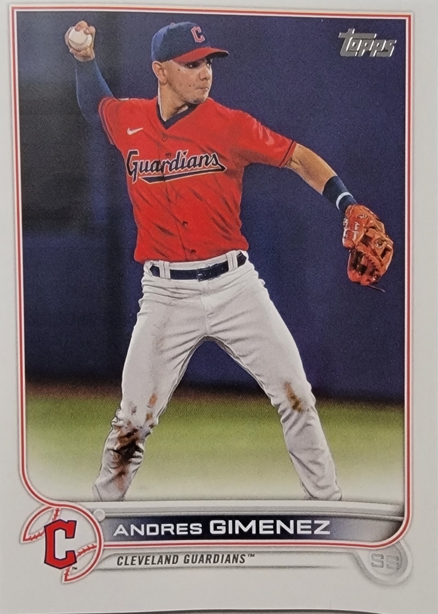 2022 Topps Series 2 Andres Giminez Baseball Card AVM1 simple Xclusive Collectibles   