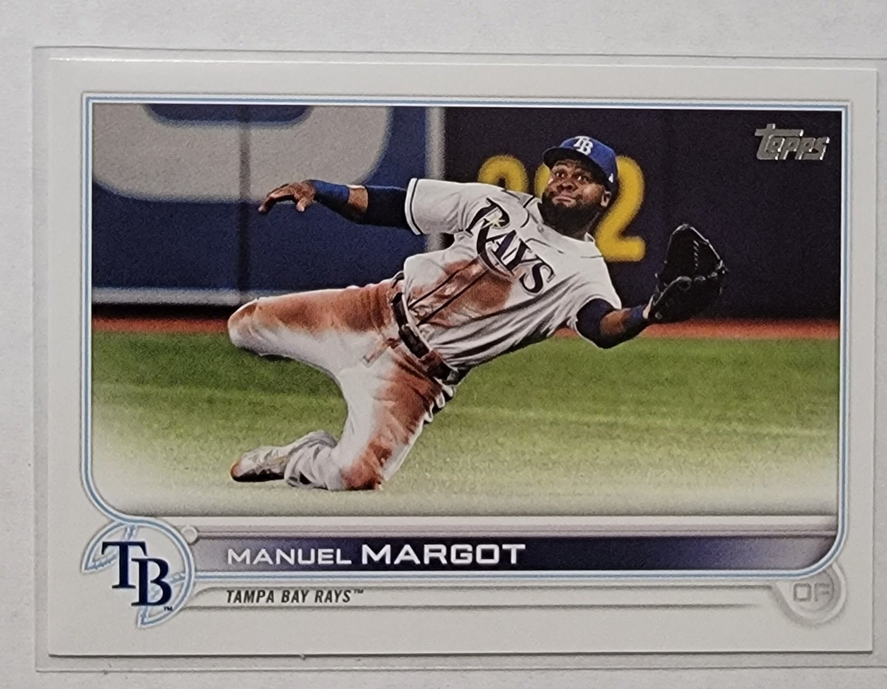 2022 Topps Series 2 Manuel Margot Baseball Card AVM1 simple Xclusive Collectibles   
