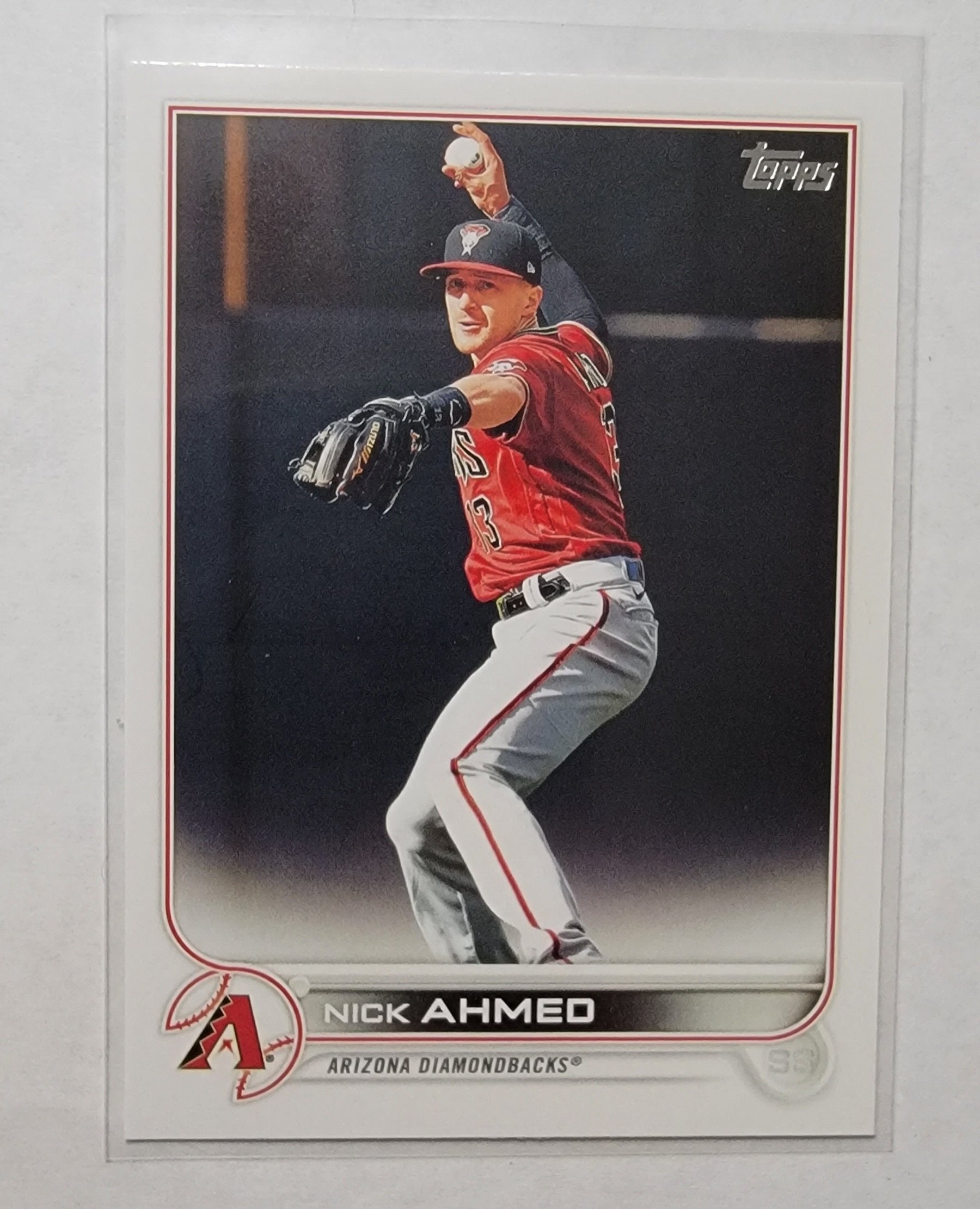 2022 Topps Series 2 Nick Ahmed Baseball Card AVM1 simple Xclusive Collectibles   