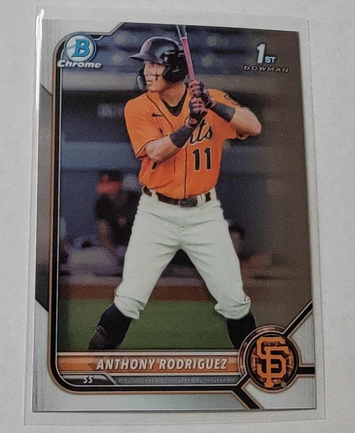 2022 Bowman Chrome Anthony Rodriguez 1st on Bowman Baseball Card AVM1 simple Xclusive Collectibles   