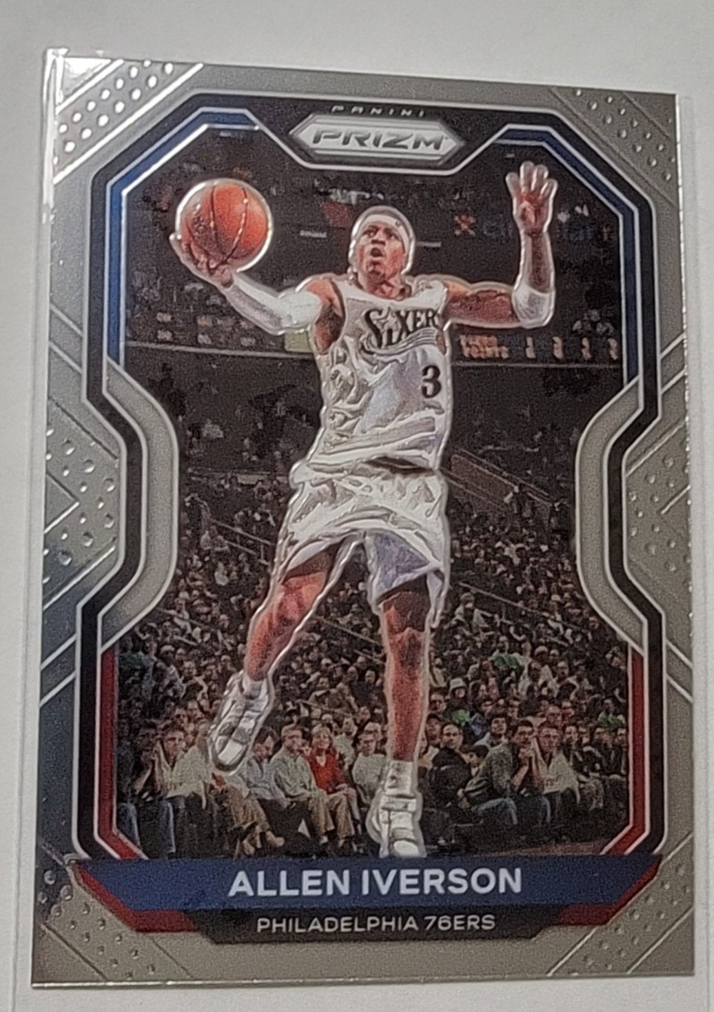 2020-21 Panini Prizm Allen Iverson Basketball Card AVM1 simple Xclusive Collectibles   