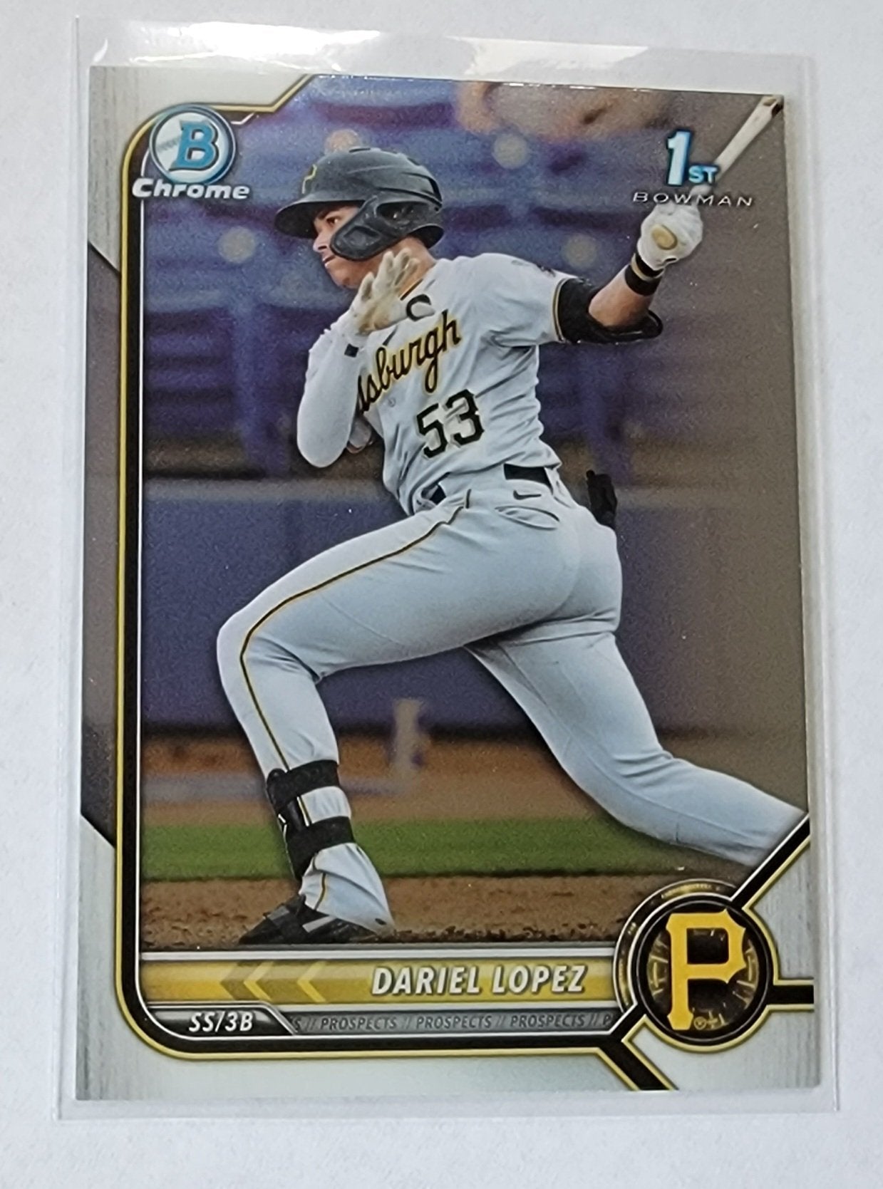 2022 Bowman Chrome Dariel Lopez Mega Box 1st on Bowman Baseball Card AVM1 simple Xclusive Collectibles   