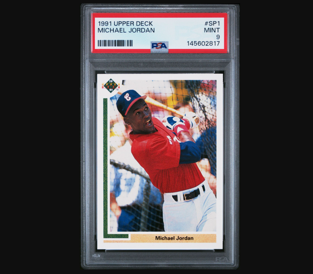 Michael Jordan 1991 Upper Deck SP1 PSA 9 White Sox Card