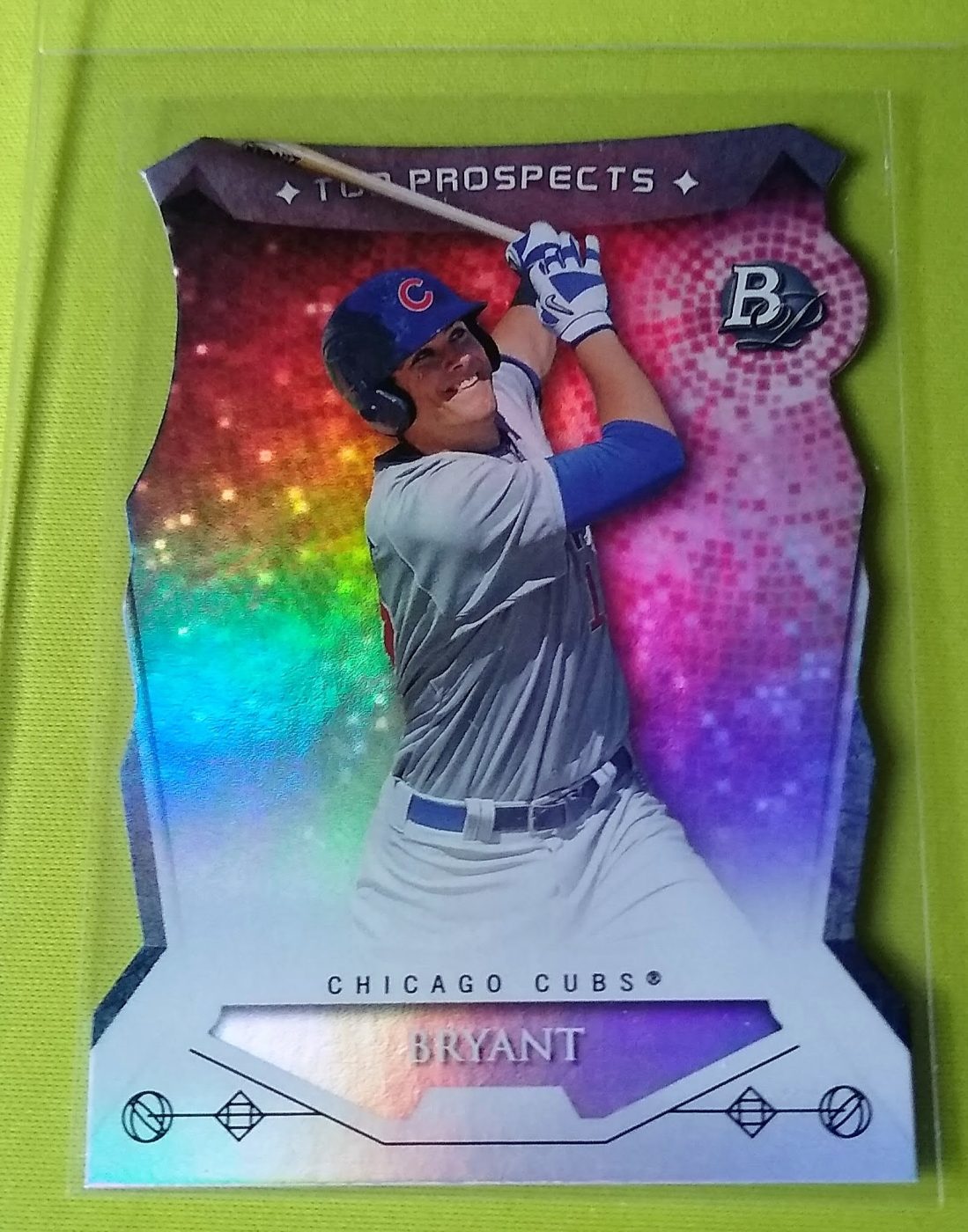 2015 Bowman Platinum Prospects Kris Bryant Die-Cut Baseball Card simple Xclusive Collectibles   