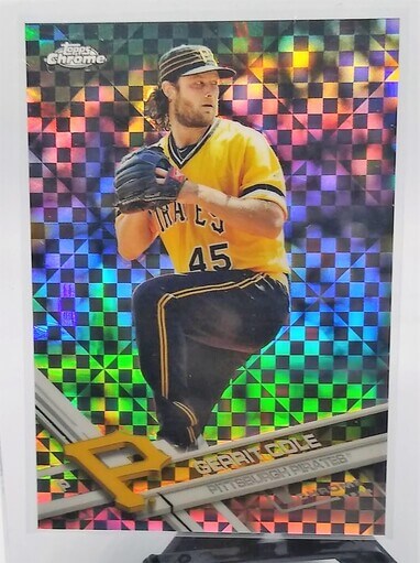 2017 Topps Chrome Gerrit Cole Xfractor Baseball Card TPTV simple Xclusive Collectibles   