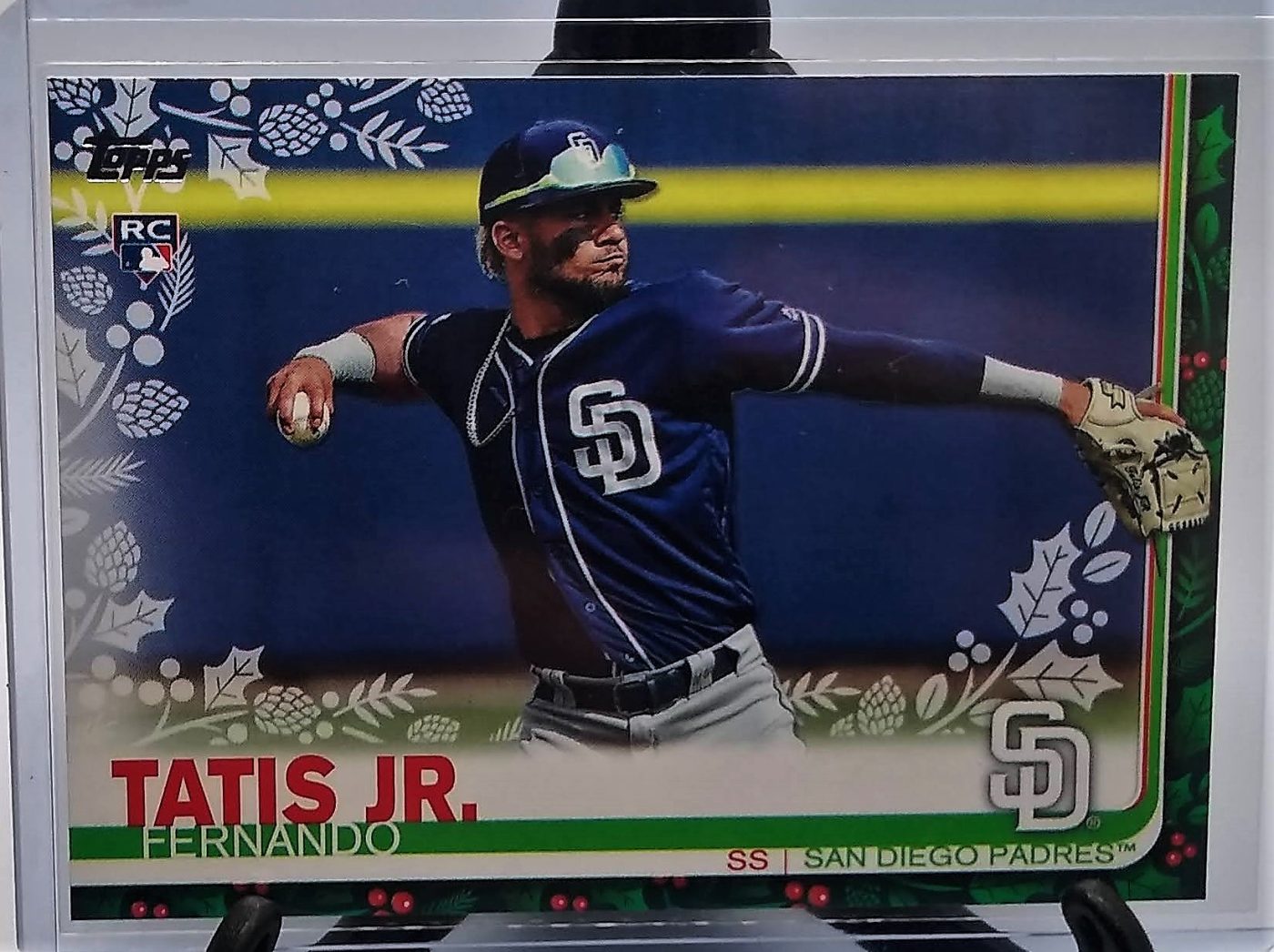 2019 Topps Holiday Fernando Tatis Jr Rookie Baseball Card simple Xclusive Collectibles   