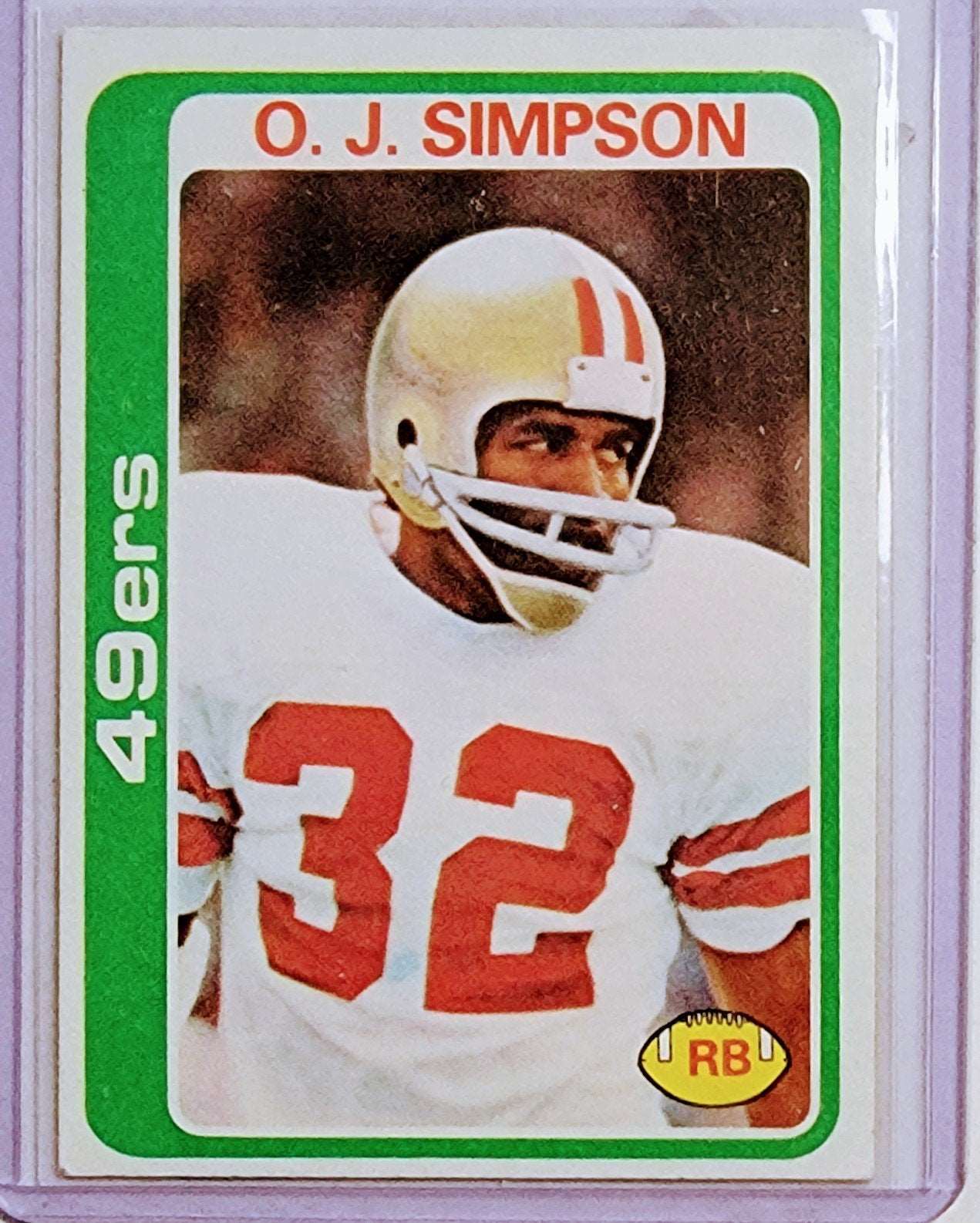 1978 Topps OJ Simpson Football Card AVM1