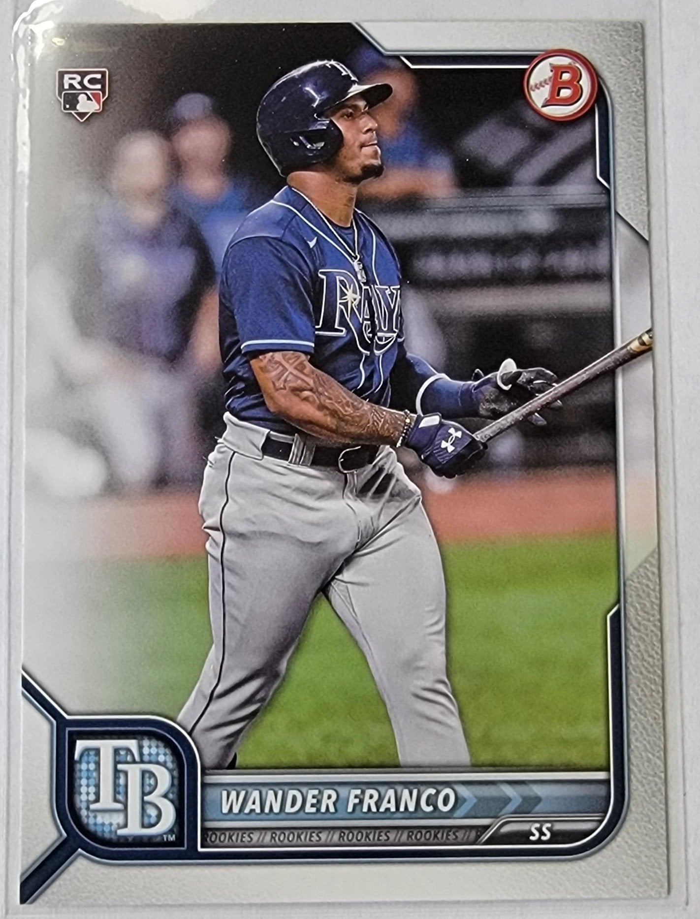 2022 Bowman Wander Franco Rookie Baseball Card AVM1 simple Xclusive Collectibles   