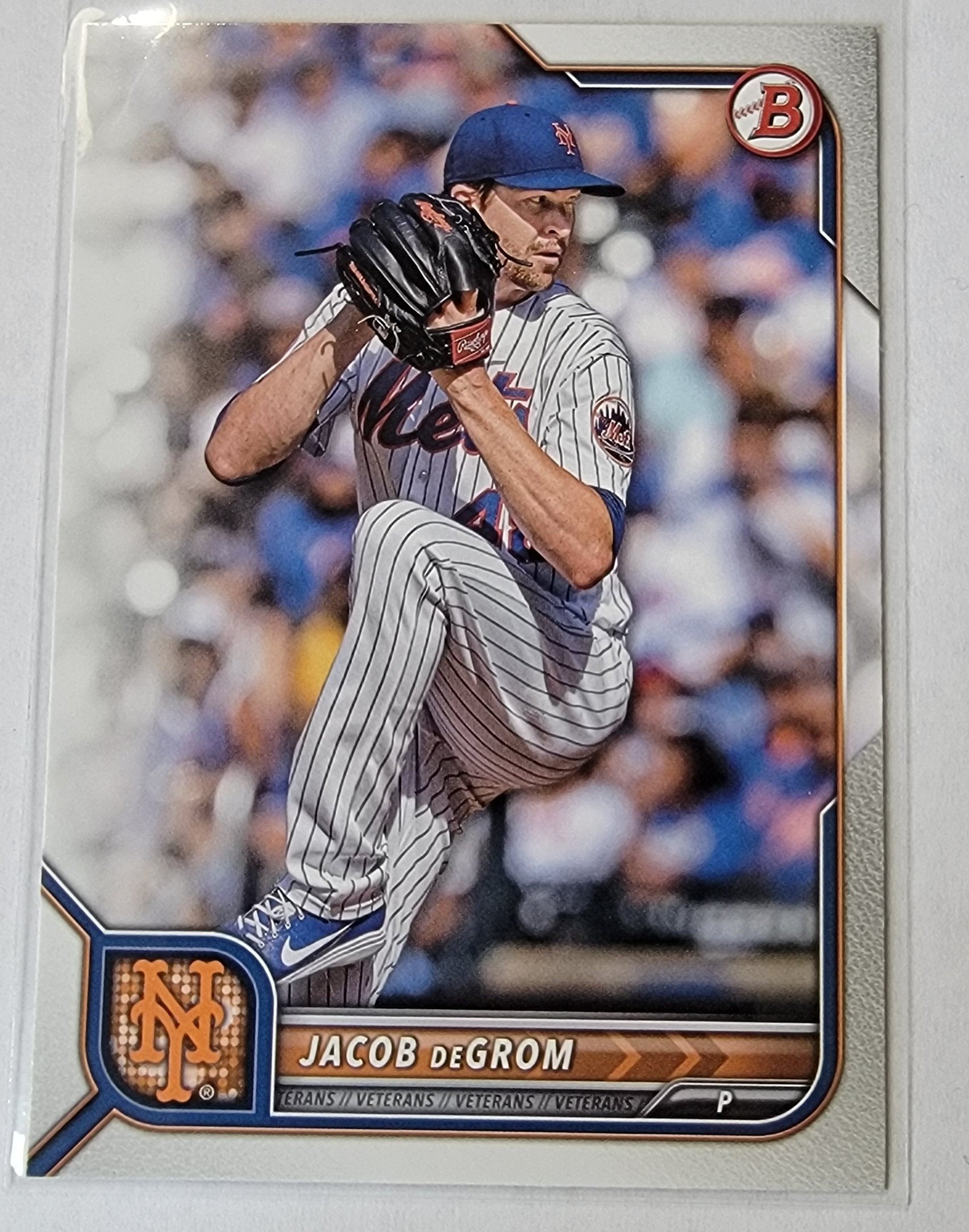 2022 Bowman Jacob Degrom Mega Box Baseball Card AVM1 simple Xclusive Collectibles   