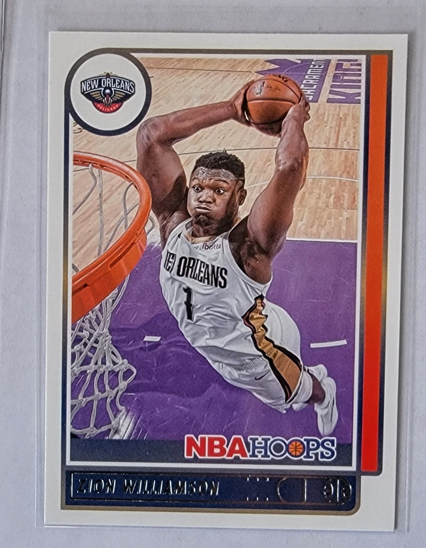 2021-22 Panini NBA Hoops Zion Williamson Basketball Card