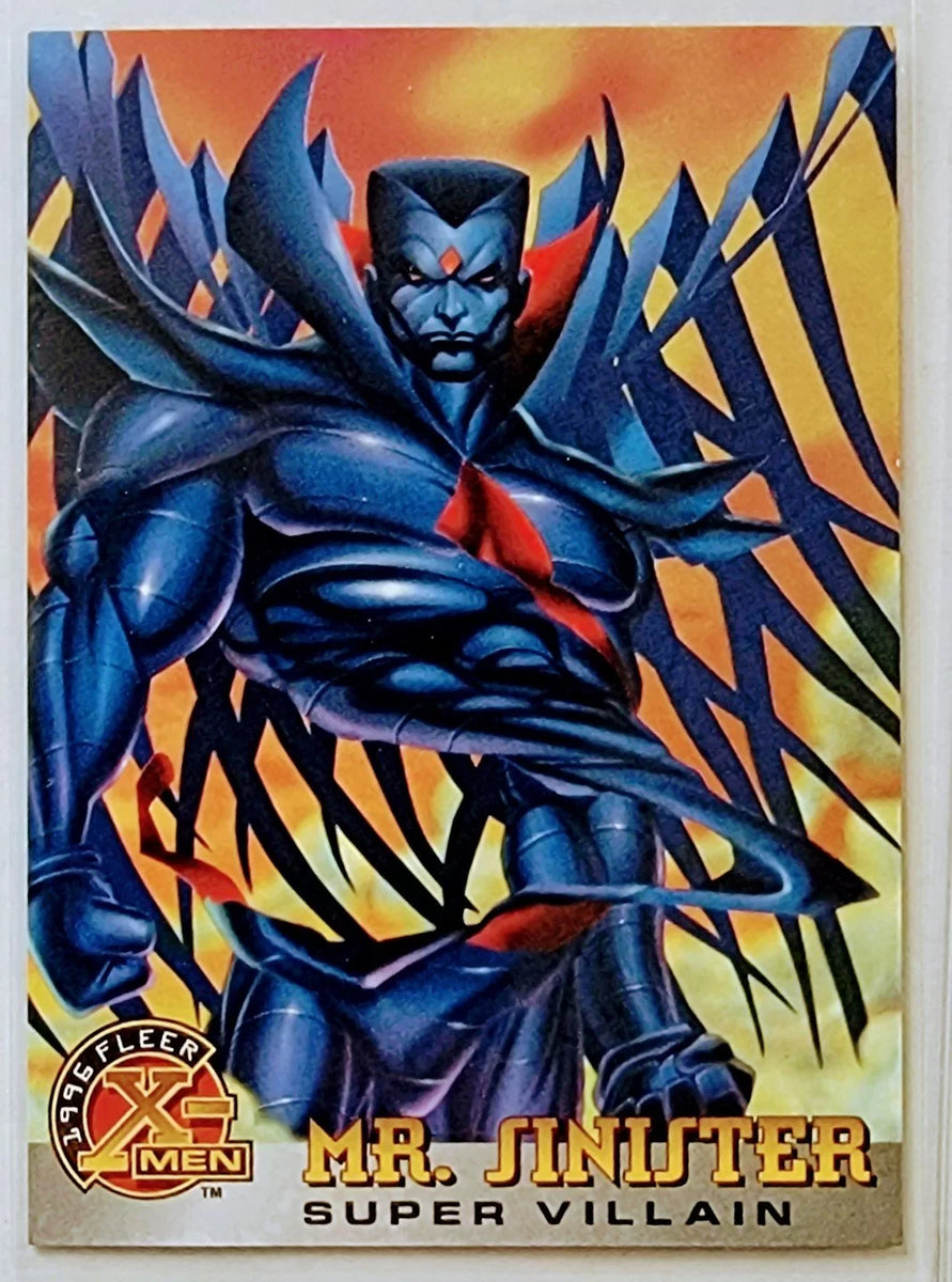 1996 Fleer X-Men Mister Sinister Super Villain Marvel Card VG
