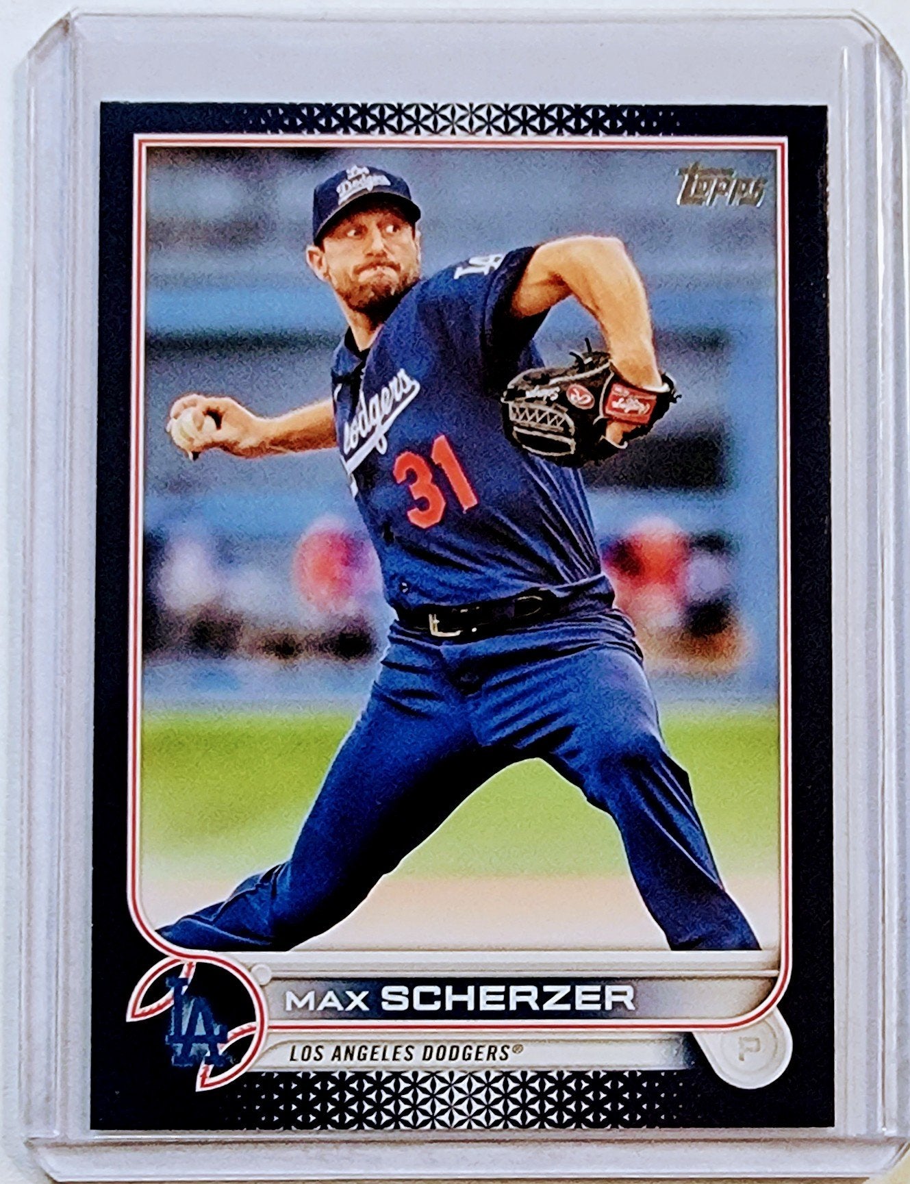 2022 Topps Max Scherzer Black Border Baseball Card simple Xclusive Collectibles   