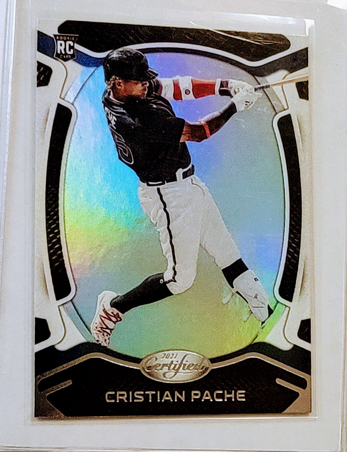 2021 Panini Chronicles Christian Pache Certified Refractor Rookie Baseball Card simple Xclusive Collectibles   