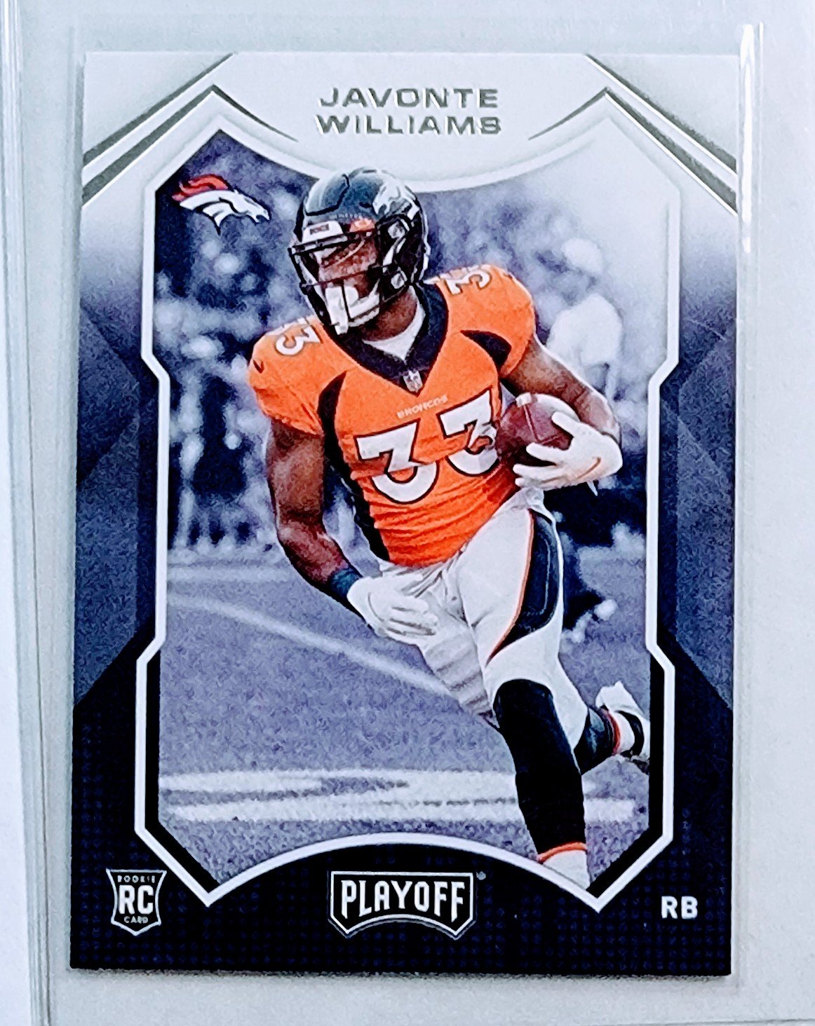 2021 Panini Playoffs Javonte Williams Rookie Football Card AVM1 simple Xclusive Collectibles   