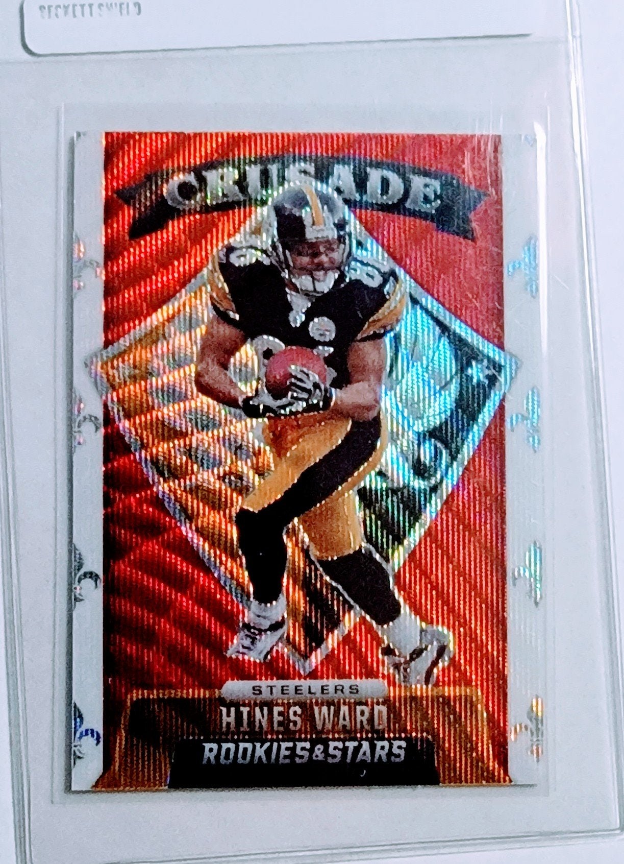 2021 Panini Rookies and Stars Hines Ward Crusade Insert Refractor l Football Card AVM1 simple Xclusive Collectibles   