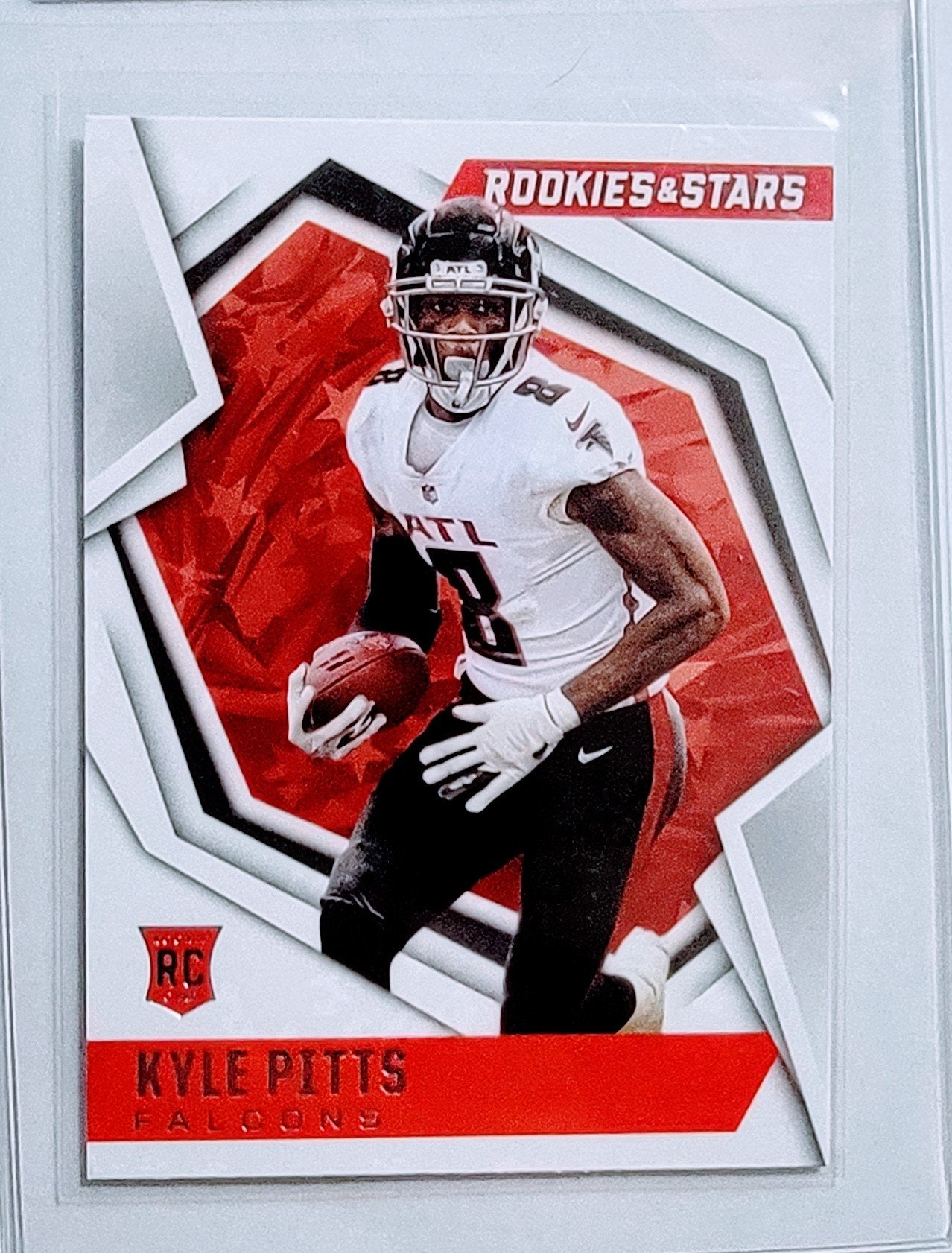 2021 Panini Rookies and Stars Kyle Pitts Rookie Football Card AVM1 simple Xclusive Collectibles   