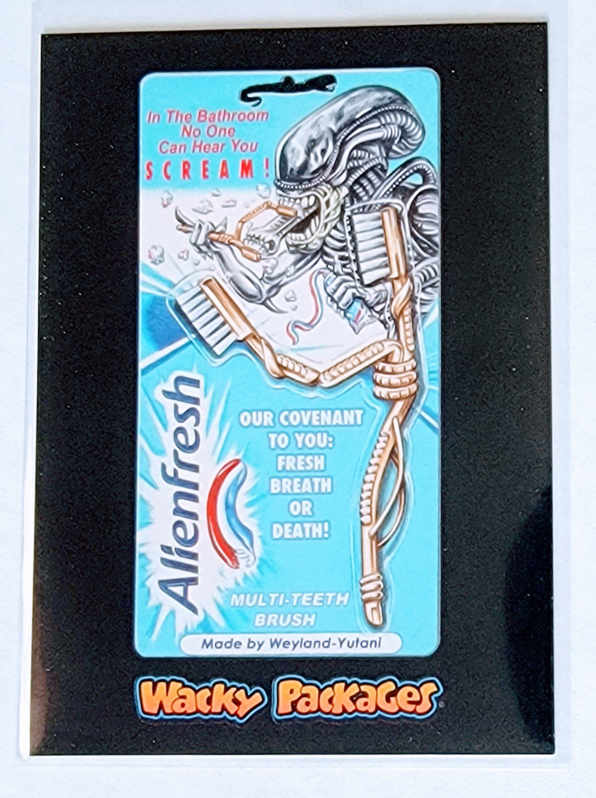 2017 Wacky Packages 50th Anniversary Alien Fresh Sticker Trading Card MCSC1 simple Xclusive Collectibles   