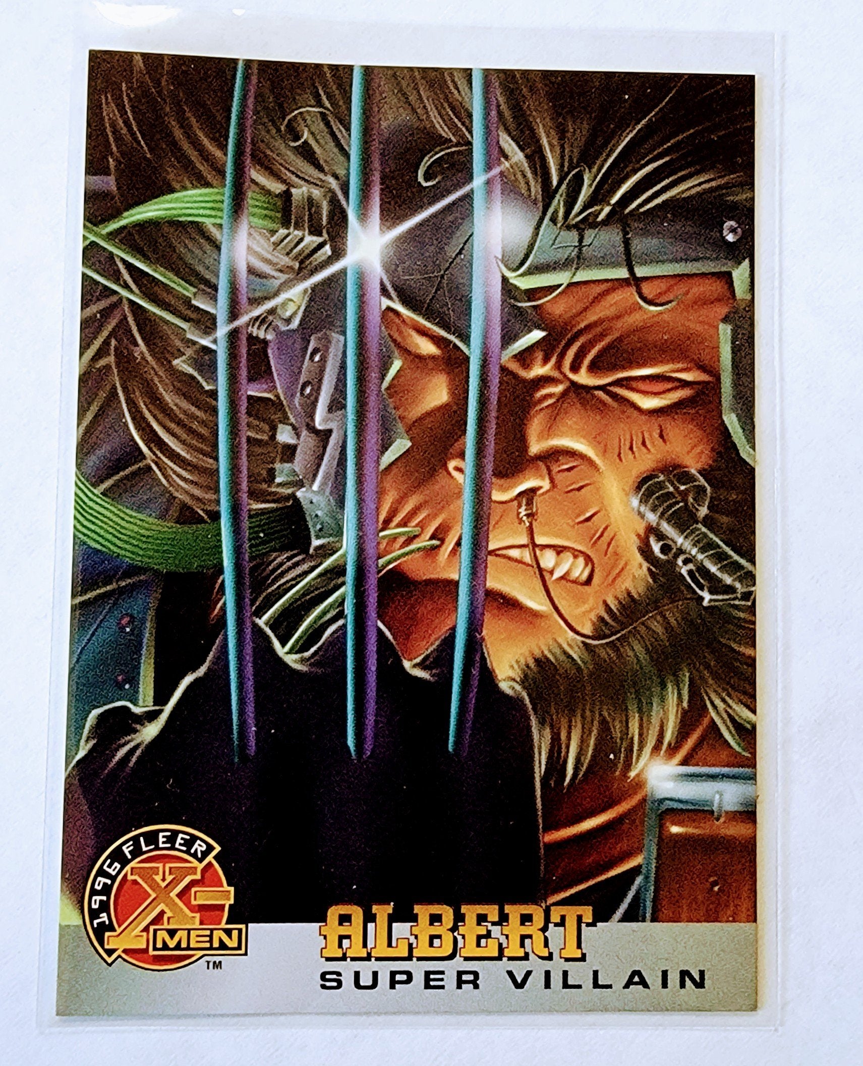 1996 Fleer X-Men Albert Super Villain Marvel Trading Card MCSC1 simple Xclusive Collectibles   