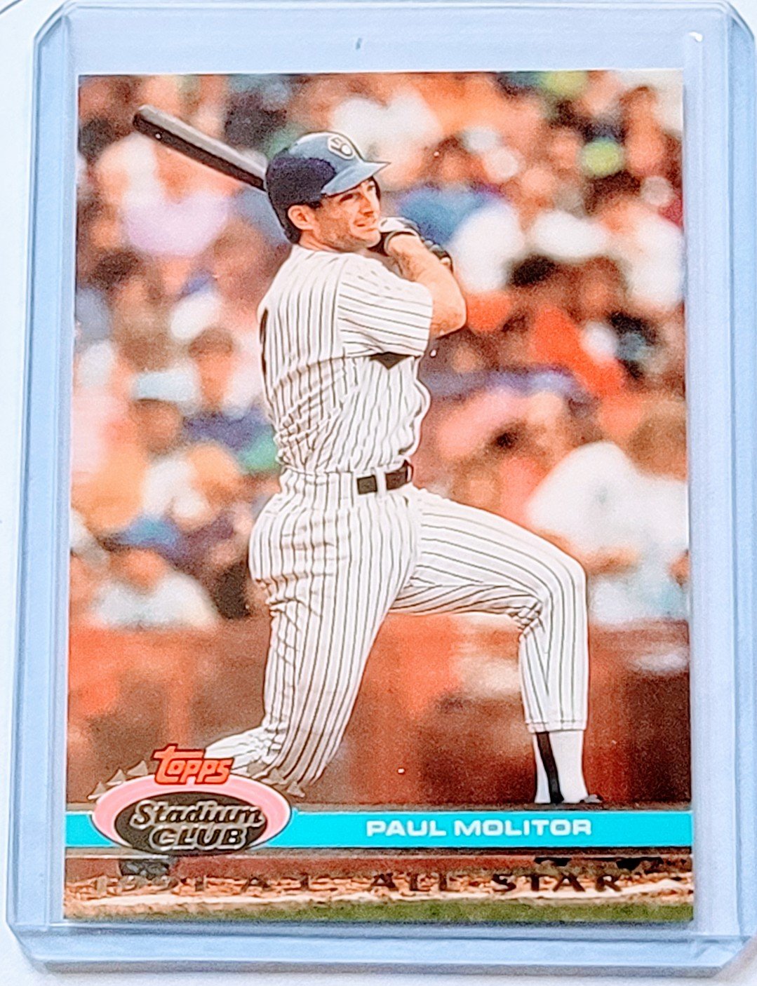 1992 Topps Stadium Club Dome Paul Molitor 1991 All Star MLB Baseball Trading Card TPTV simple Xclusive Collectibles   