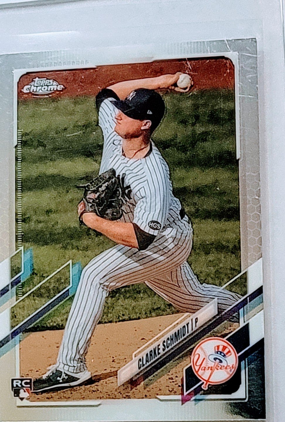 2021 Topps Chrome Clarke Schmidt Rookie Baseball Card TPTV simple Xclusive Collectibles   