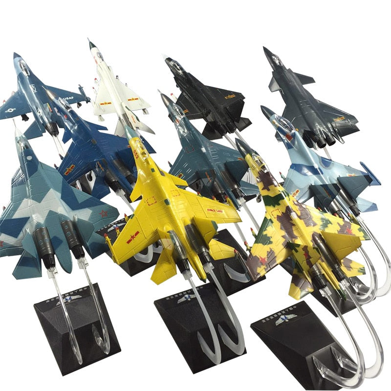 1/72 Scale Multi-Fighter Airplane Model - F-20, MiG 29, SU-35, & More Model Aircraft