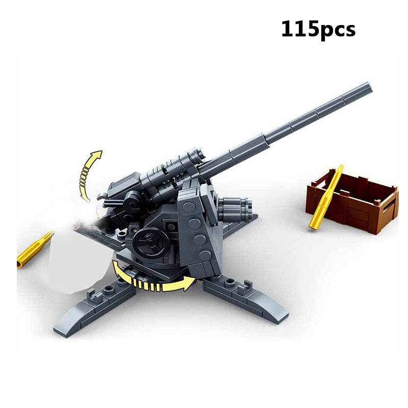 Flak Cannon Brick Set , Flak Cannon Lego Set 46512476324125