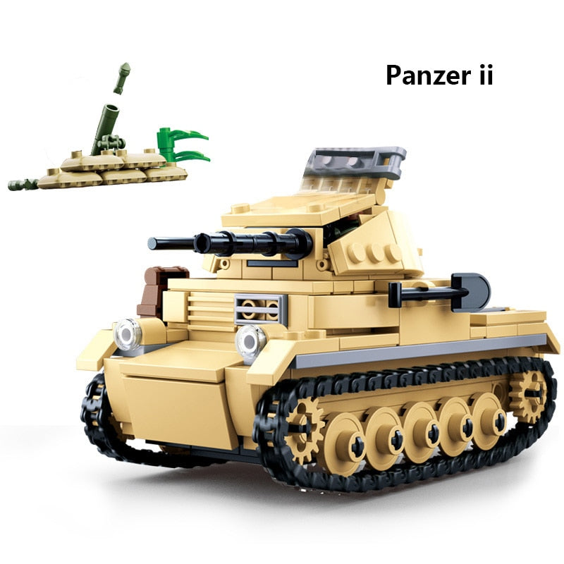 Panzer ii Tank Brick Set 46512478454045