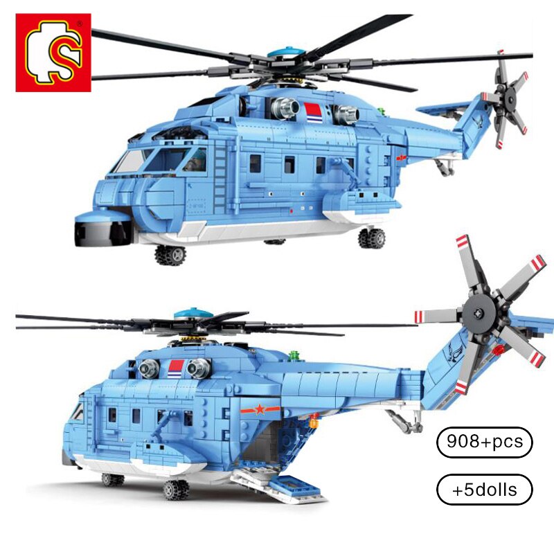 SEMBO Chinese Military Aviation Model Brick Aircraft Playsets - Xclusive Collectibles