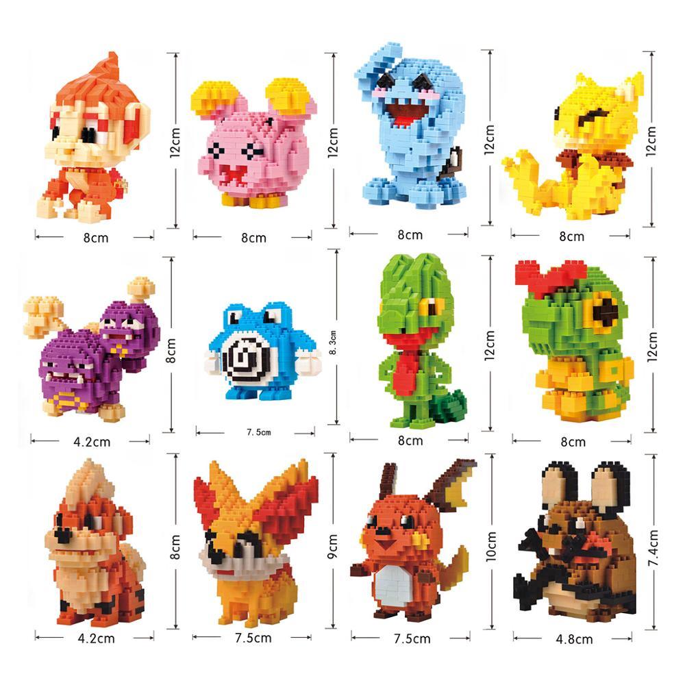 Pokemon Small Building Blocks - Build Your Favorite Characters and