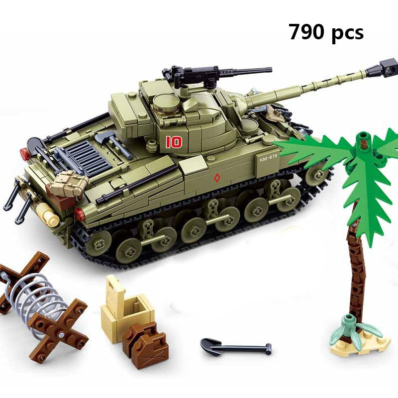 M60 Tank Brick Set 46512477962525