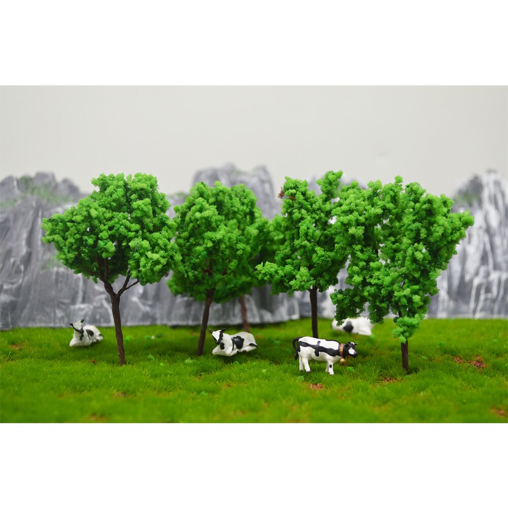 Enhance Your Miniature World with 10pcs/lot 9cm Miniature Trees