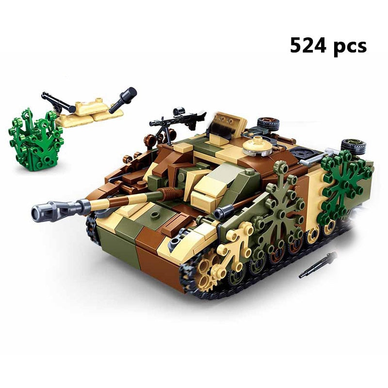 Tank, Artillery & Aircraft Brick Model Sets - Historic Warfare at Your  Fingertips!