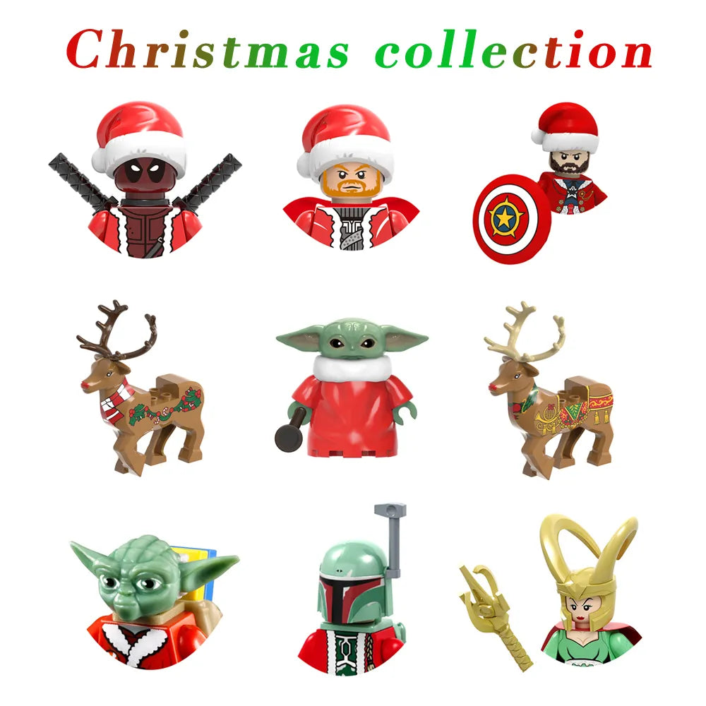 Find Your Favorite Christmas Themed Lego Compatible Movie Minifigures