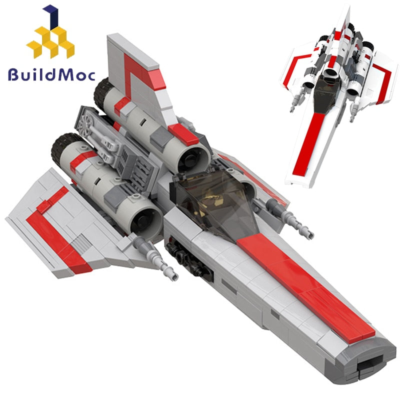 Battlestar-Galactica Colonial Viper MKII Fighter Brick Model Kits, 391-560pcs