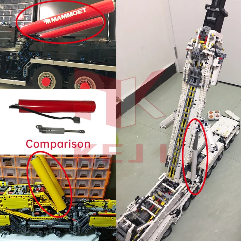 Remote Control Liebherr LTM11200 Crane - Ultimate Technic Engineering Series Brick Set
