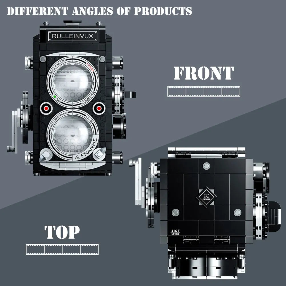 DIY Camera Model Building Block Sets – Select from 6 Unique Photography Designs