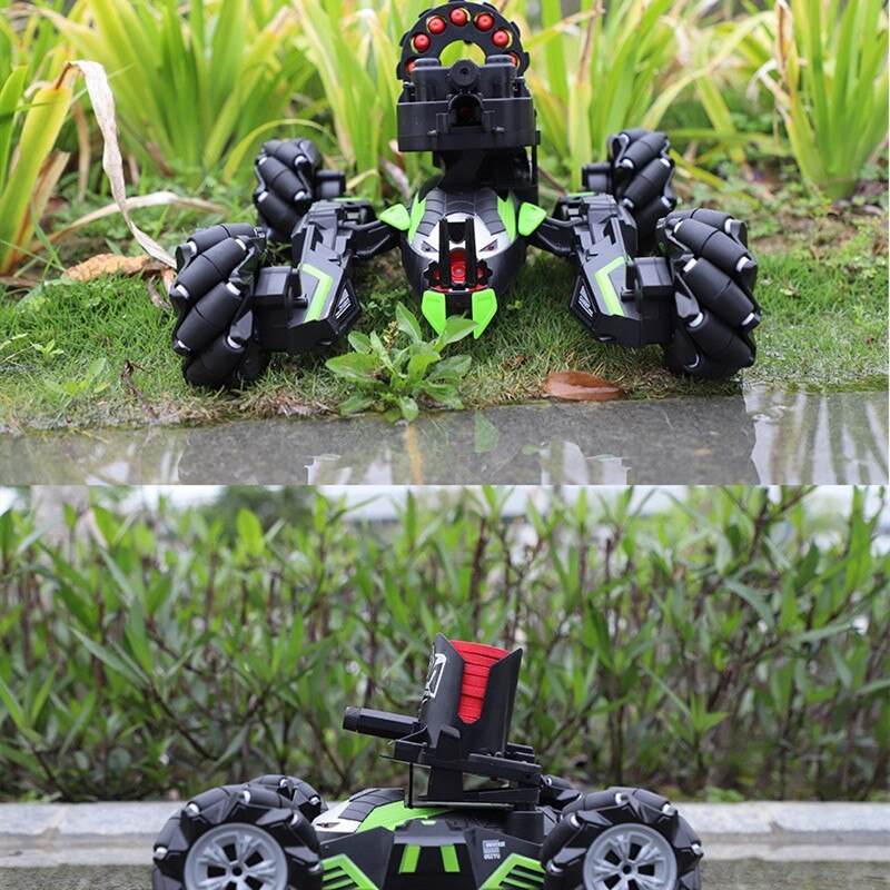20KM/H High Speed RC Racing Drift Car Gesture Control & Remote Control RC Battle Car Launch BB Bullet missile rc tank cars