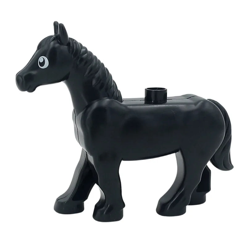 Horse and Armor Building Blocks Set – Knight Accessories & Battle Gear