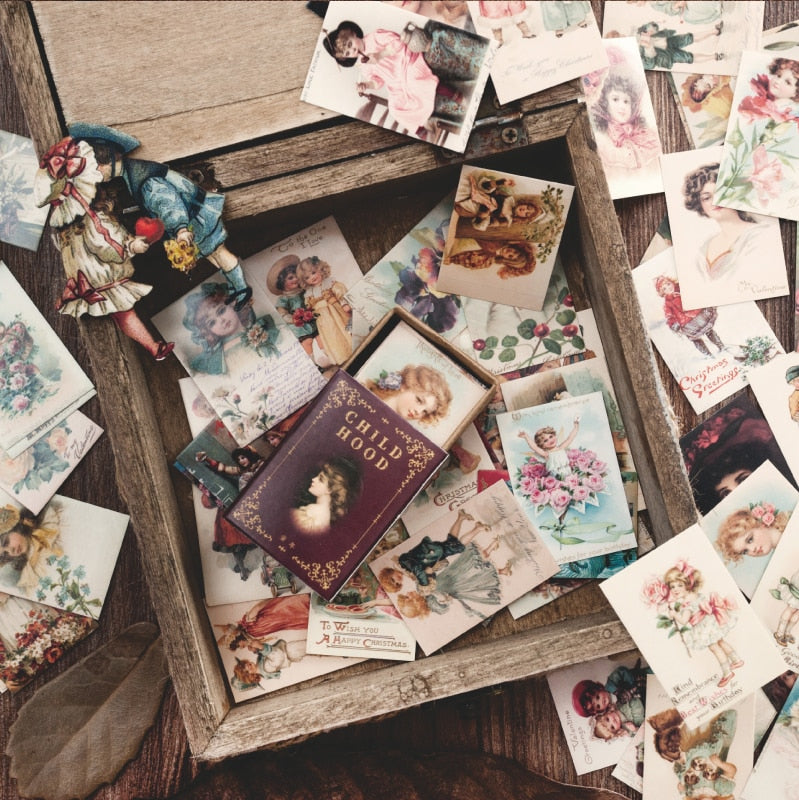Mengtai Vintage Stamp Book Collection - Dive into Retro Elegance! - Xclusive Collectibles