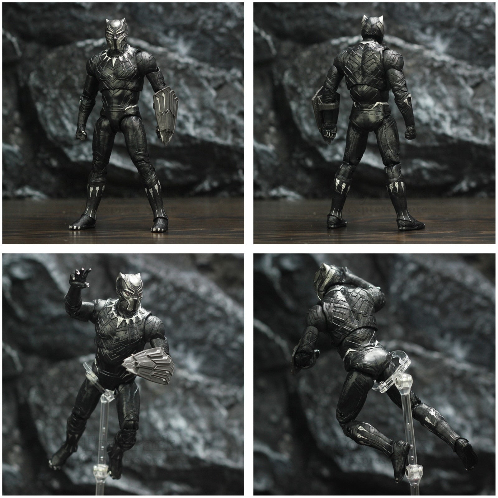 ZD Toys Marvel Black Panther 7" Action Figure - The King Of Wakanda Collection - Xclusive Collectibles