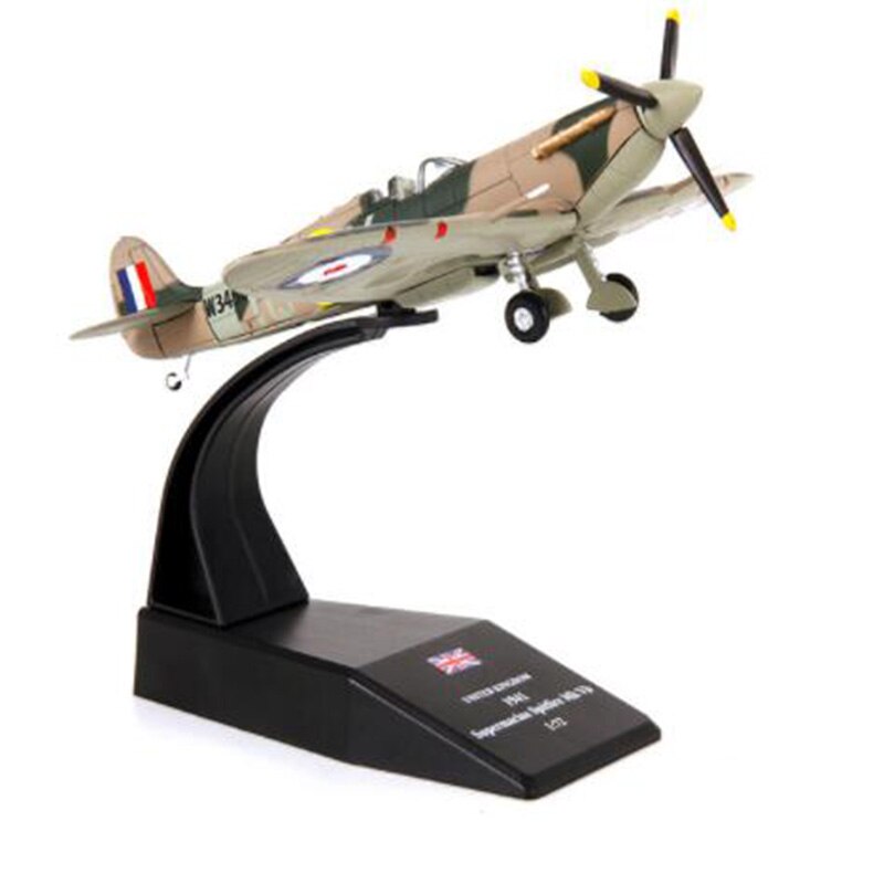 1/72 Scale Spitfire Jet Fighter Model - England Classic WWII Aircraft | HYINUO Collection