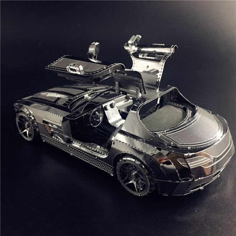 MMZ MODEL NANYUAN 3D Metal Model Kit - Sports Car with Butterfly Wings