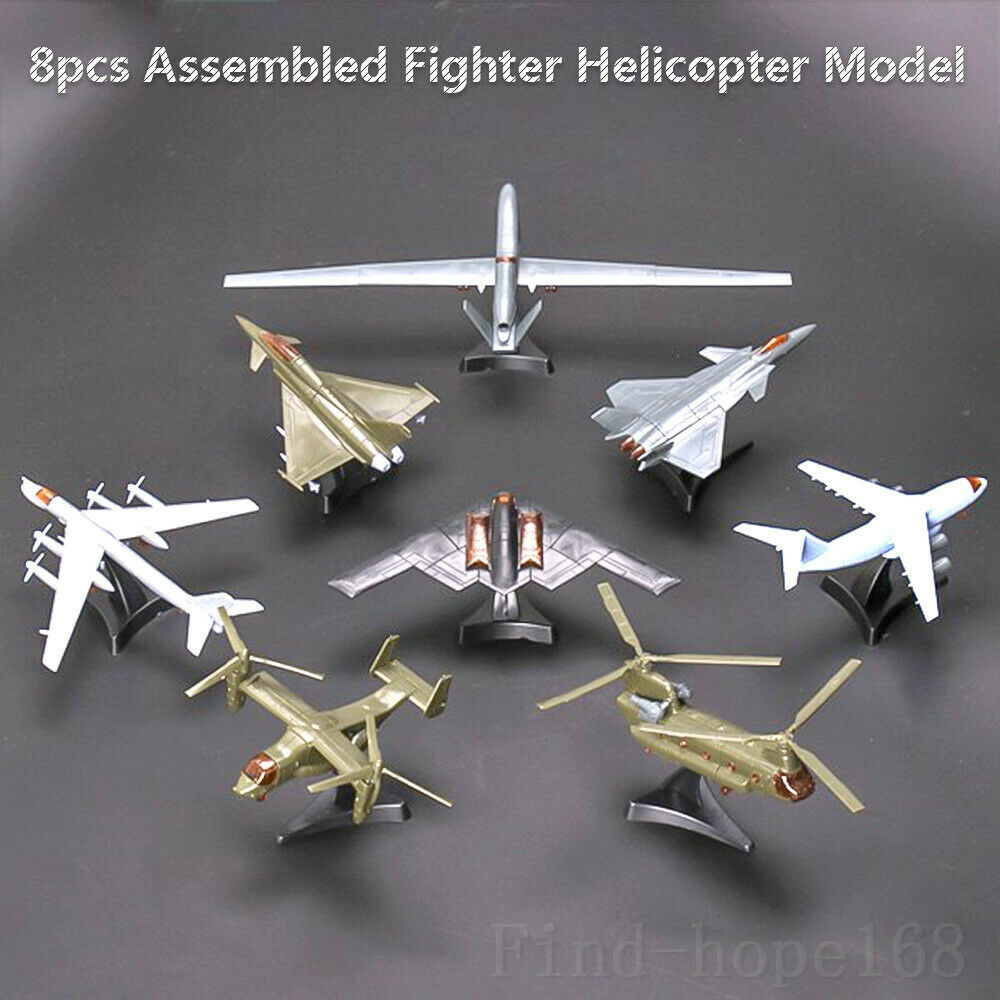1:160 Scale Miniature Helicopter and Aircraft Display Model Collection - Xclusive Collectibles