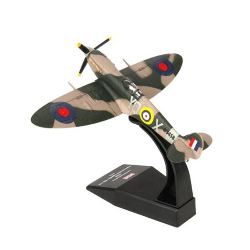 1/72 Scale Spitfire Jet Fighter Model - England Classic WWII Aircraft | HYINUO Collection