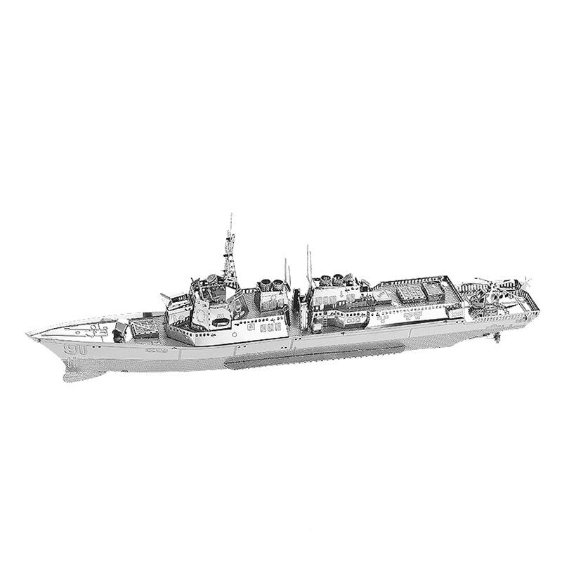 3D Metal Puzzle Burke Class Destroyer or Type 056 Corvette Model Kits